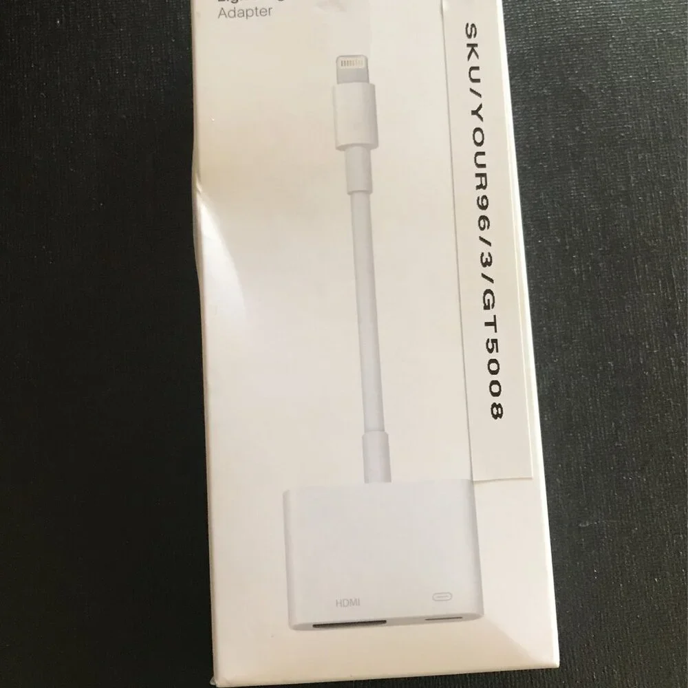 Apple - Lightning Digital A/V Adapter - White